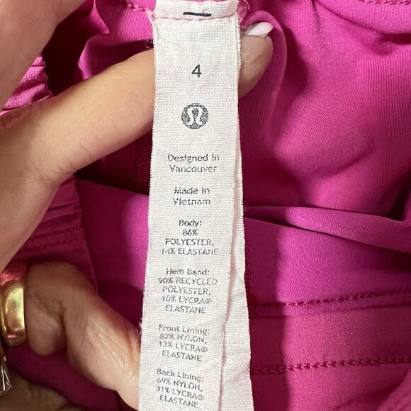 Lululemon Hotty Hot High Rise Skort Sonic Pink Size 4 Athletic PickleBall Tennis - Picture 9 of 11